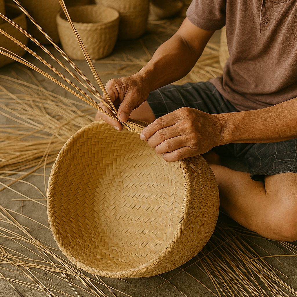 Quy trình làm giỏ